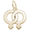 Twins-Female Charm 10K Gold - 10-3053