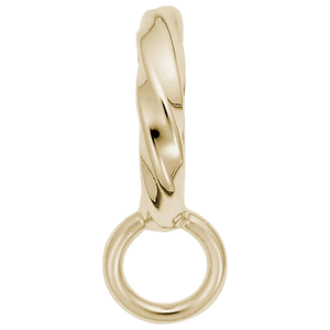 Twisted Charmdrop - 10K Yellow Gold - 10-9133-0-10k