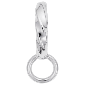 Twisted Charmdrop - 14K White Gold - 10-9133-0-14kw