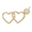 Two Hearts Entwined Charm - Gold Plated - 10-1913-0-GP
