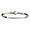 Two Tone Lovers Loop Hook Bracelet - Silver & 14K Gold 4mm 8.0 Inch