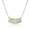 Two Tone Plumeria Scroll Horizontal Pendant, Hawaiian Inspired  Pendant, PSP-AK175