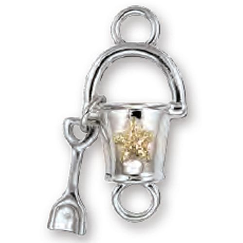 Ss Shovel And Pail Clasp W/14ky Accent - TTCCSAP