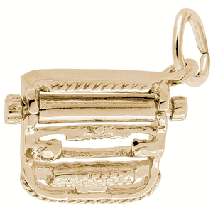 Typewriter Charm Gold Plated - 10-762-0-GP