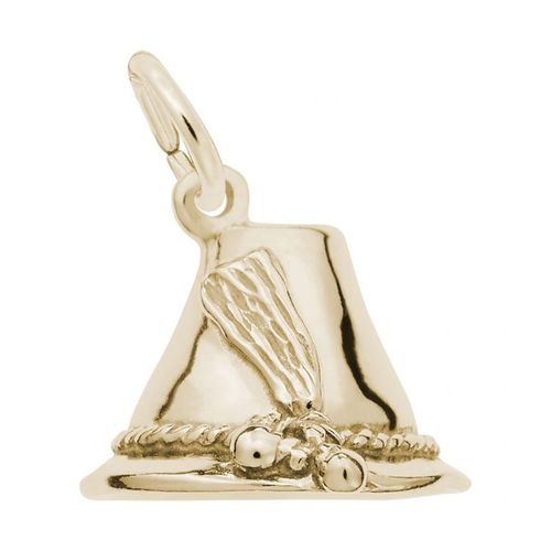 Tyrol Hat Charm - Gold Plated 10-1282-gp