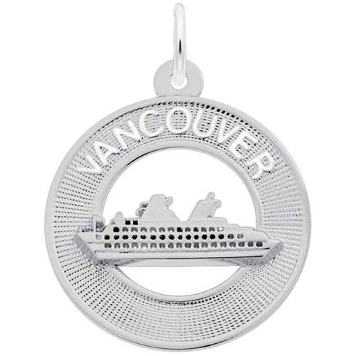 Vancouver Charm 14K While Gold - 10-3732-0-14KW