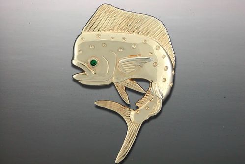 Vanmark Bull Dolphin Twist Pendant - PD026H-1