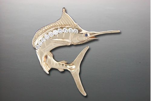 Vanmark Diamond Back Jumping Blue Marlin - PD007HD-1