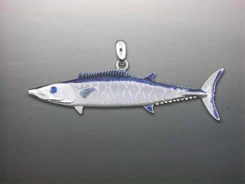 Vanmark Enameled Wahoo Pendant - PD133-enamel-1