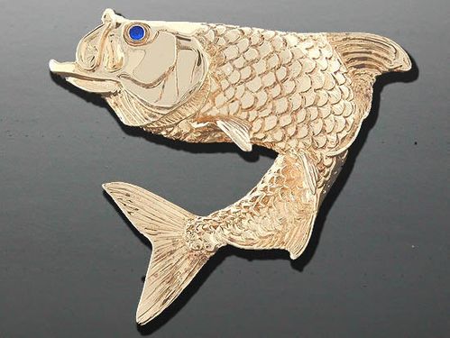 Vanmark Large Jumping Tarpon Pendant - PD042