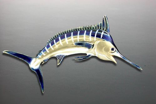 Vanmark Medium Enameld Blue Marlin Pendant - PD009-enamel2