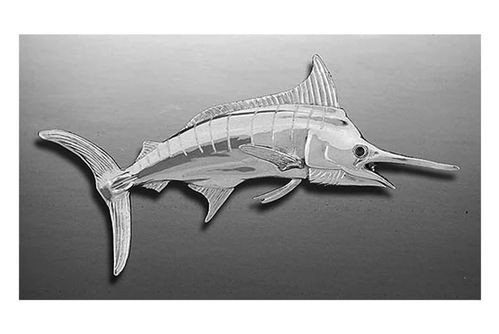 Vanmark Silver Large Blue Marlin Pendant - PD014S
