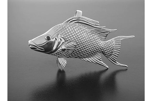 Vanmark Silver Large Hog Snapper Pendant - PD083S