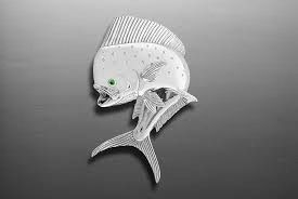Vanmark Silver Large Mahi Pendant - PD158S