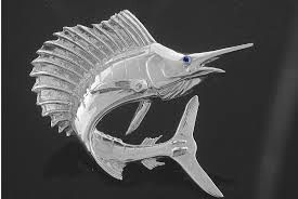 Vanmark Silver Large Sailfish Pendant - PD326S
