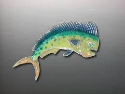 Vanmark Silver Small Ceramic Color Dolphin Pendant - PD027CS