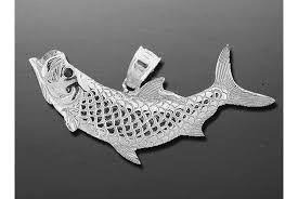 Vanmark Silver Tarpon Pendant - PD042S2