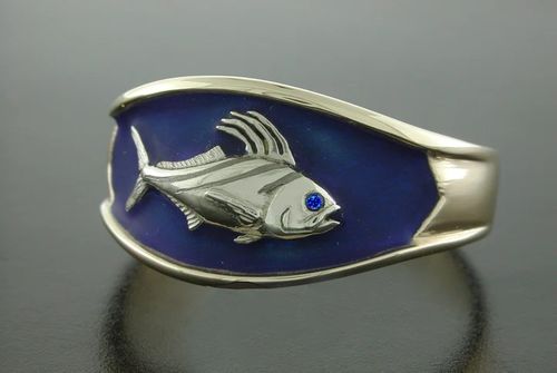 Vanmark Single Fish Ring (Rooster Fish Shown) - New RG007 Rooster Fish