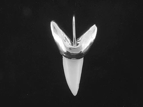 Vanmark Sterling Silver Large Mako Shark Pendant - PD137S