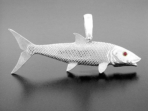 Vanmark Sterling Silver lg Bonefish Pendant - PD380S