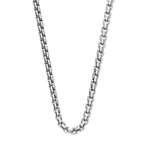 Venetian Box 1.8mm Necklace - Sterling Silver 18 Inch