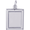 Vertical Photo Art Rectangle Charm White Gold - 10-8627