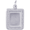 Vertical Scroll Frame Photo Art Rectangle Charm Silver - 10-8614