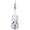 Violin Charm-White Gold - 10-8287