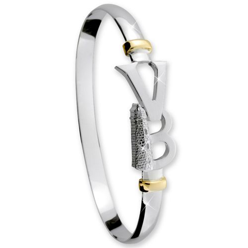 Virginia Beach, Virginia Destination Bracelet - 4mm 7 Inch