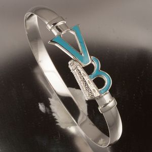 Virginia Beach, Virginia  Destination Bracelet - 4mm 7 Inch