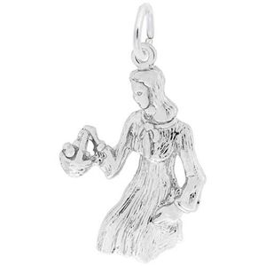 Virgo Charm 14K While Gold - 10-4138-0-14KW