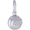 Volleyball Charm White Gold - 10-6349