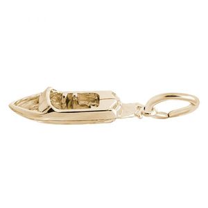 Wakesurf Boat Charm - Gold Plated - 10-1902-0-GP