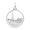 Washington Monument Charm White Gold - 10-6378
