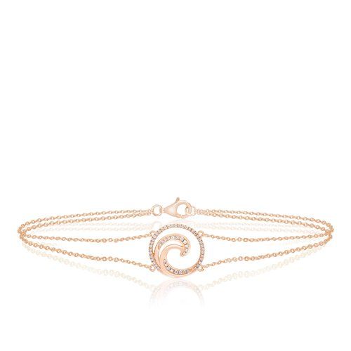 Wave Bracelet Deluxe 15mm, Hawaiian Inspired  Bracelet, WVB-0001/ RG