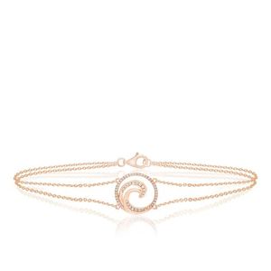 Wave Bracelet Deluxe 15mm, Hawaiian Inspired  Bracelet, WVB-0001/ RG