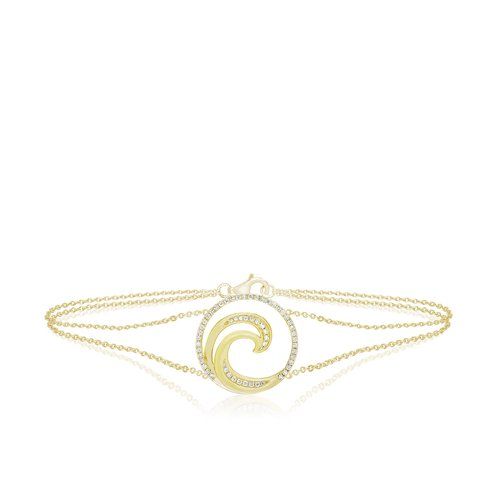 Wave Bracelet Deluxe 19mm, Hawaiian Inspired  Bracelet, WVB-0002