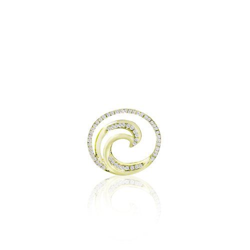 Wave Deluxe Pendant 15mm, Hawaiian Inspired Pendant, WVP-0004