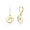Wave Leverback Earrings 15mm, Hawaiian Inspired  Earrings, WVE-0001