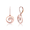 Wave Leverback Earrings 15mm, Hawaiian Inspired  Earrings, WVE-0001/ RG