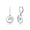 Wave Leverback Earrings 19mm, Hawaiian Inspired  Earrings, WVE-0002/ WG