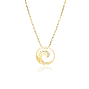 Wave Pendant 20mm, Hawaiian Inspired  Pendant, WVP-0002