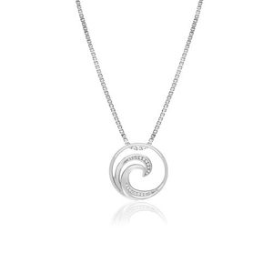 Wave Pendant 20mm, Hawaiian Inspired  Pendant, WVP-0002/ WG