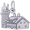 West Quoddy Head Lighthouse Maine charm White Gold - 10-6570