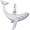 Whale Charm White Gold - 10-3400