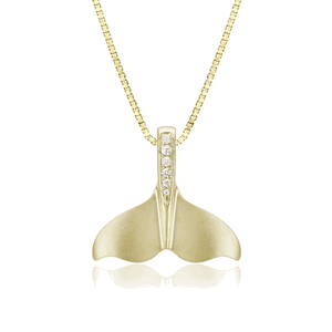 Whale Tail Pendant, Hawaiian Inspired  Pendant, SWP-135