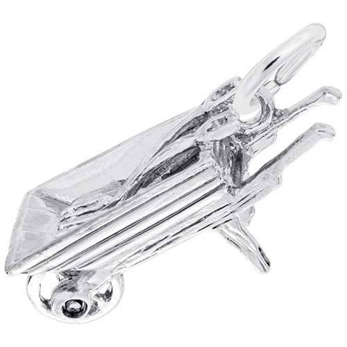 Wheel Barrow Charm Sterling Silver - 10-1404-0-SS