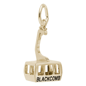 Whistler Blackcomb Gondola Charm - Gold Plated - 10-8383-gp