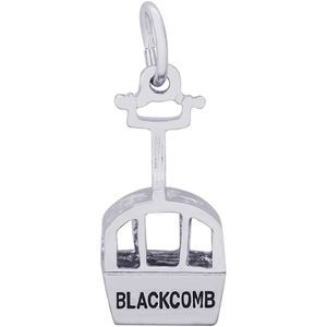 Whistler Gondola Charm - 14K White Gold