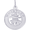 Whistler Inukshuk Charm White Gold - 10-2832